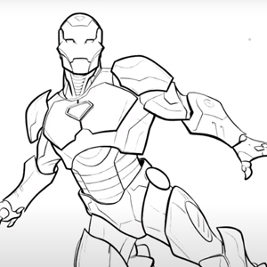 マーベル公式 How To Draw アイアンマン の動画が公開 まべそく