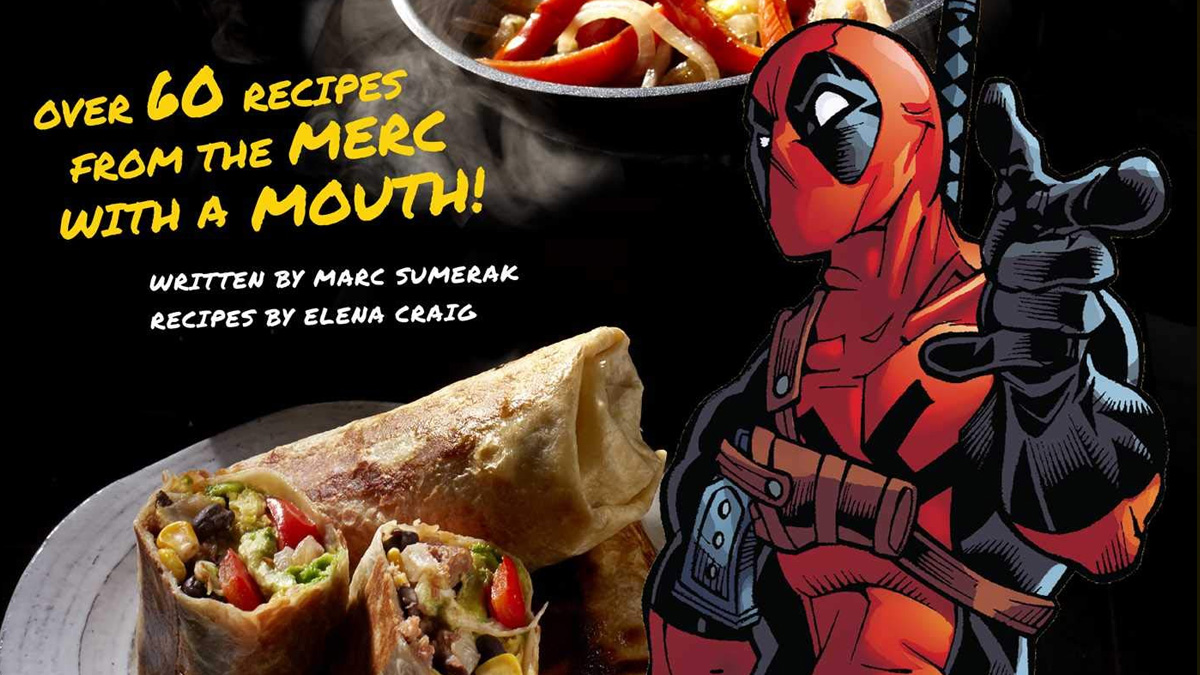 デップーが料理を解説する「COOKING WITH DEADPOOL」の日本語翻訳本が登場