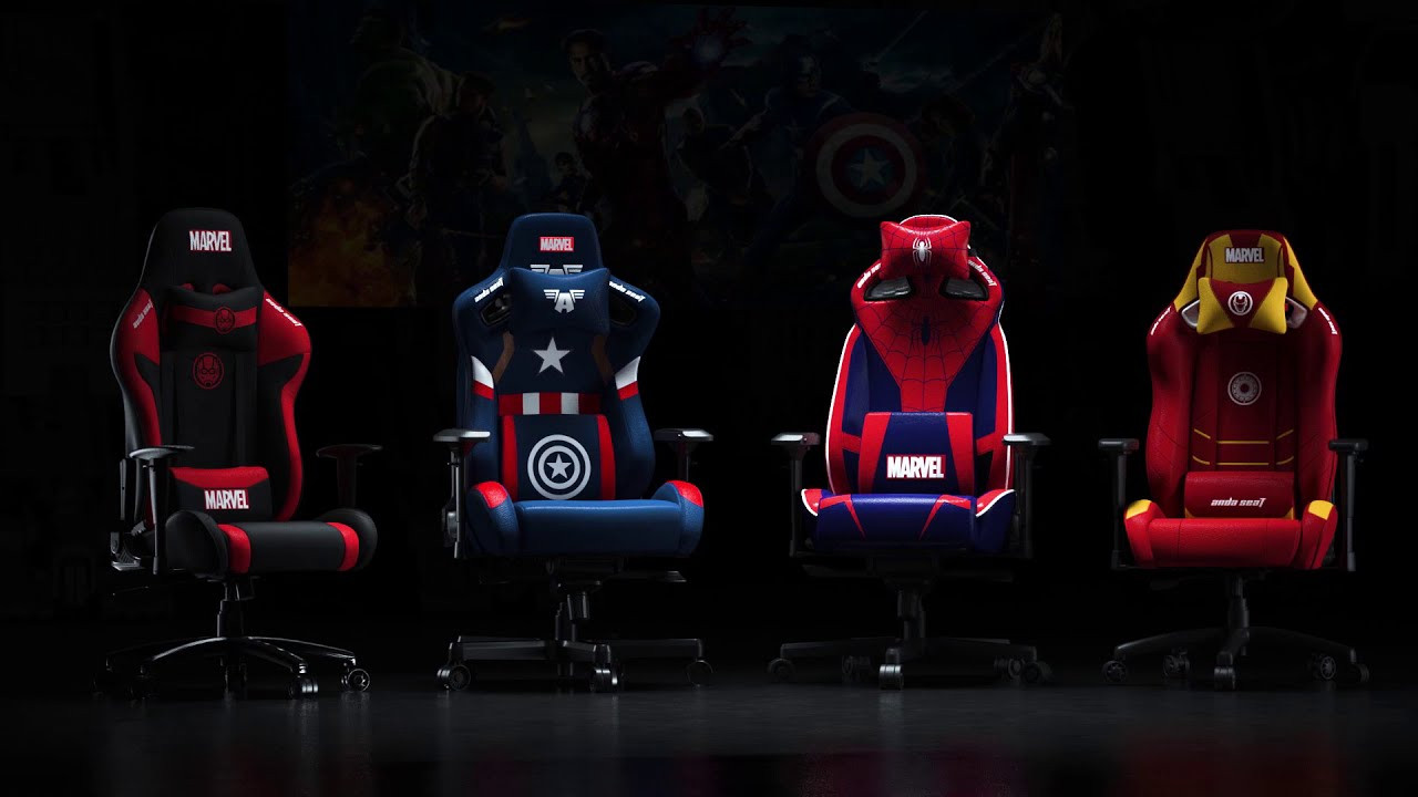 AndSeatからマーベルコラボのゲーミングチェア「AndSeat Marvel Series」登場