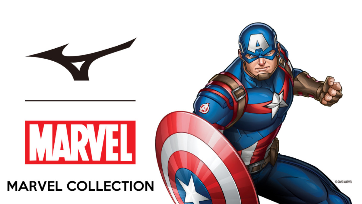 ミズノから「MARVEL」コレクションが限定発売　─　飯塚翔太選手着用の陸上タイツとTシャツ